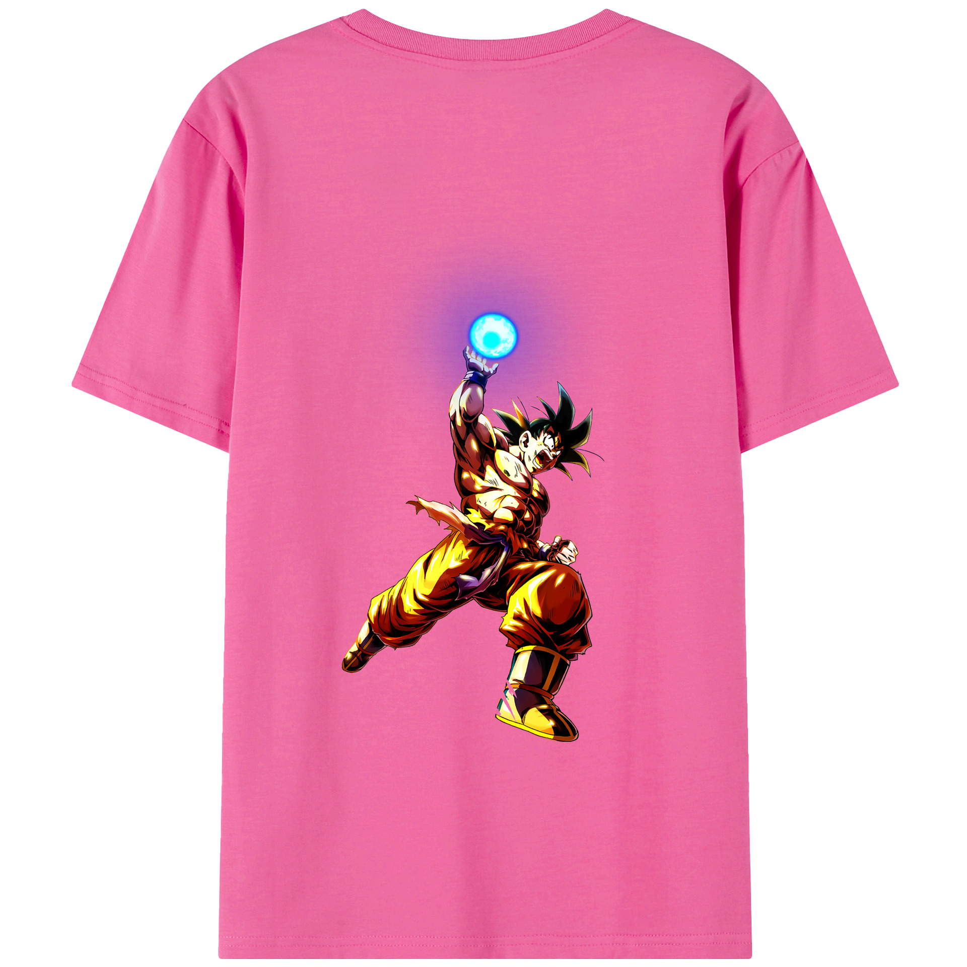 （画像用） ドラゴンボール 孫悟空（そん ごくう）Son Goku カカロット DRAGON BALL Kakarotto レディース半袖Tシャツ(バックプリント)